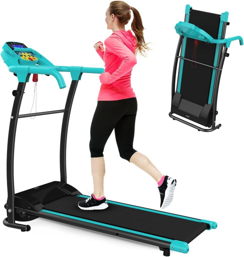 Folding Treadmill-Walking Pad-Treadmills for Home/Office-2.5 HP Portable Electric Foldable Treadmill Running Exercise Machine Compact Treadmill Fitness Workout Jogging